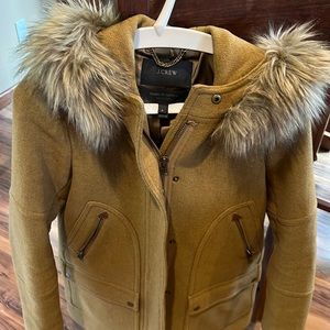 Women’s J Crew Stadium Cloth Cocoon Coat